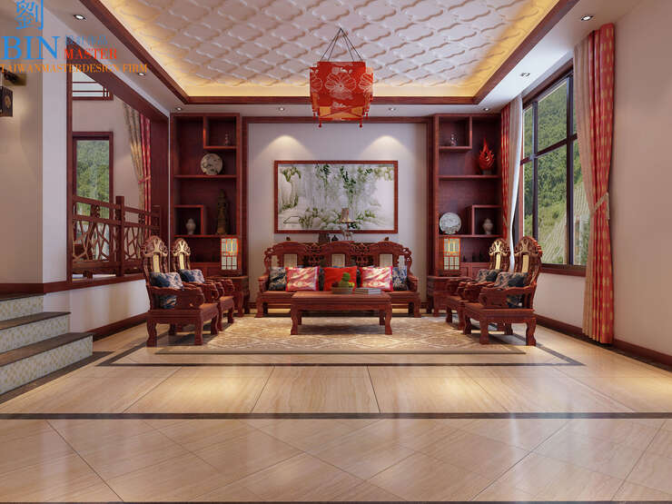客厅角度(设计：刘BIN)