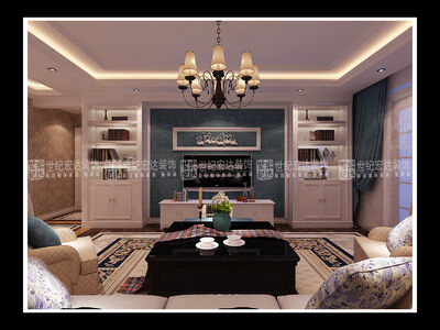 中国铁建国际城173平四室两厅简欧风格
