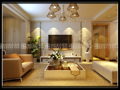 中海国际社区三室两厅现代简约风格