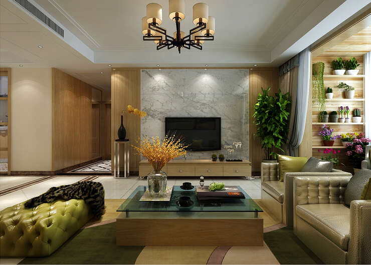 家具其实对整个空间影响是比较大的，包括沙发的颜色的运用，整个空间的协调性，墙面装饰、地面等于家具有互补的感觉。
